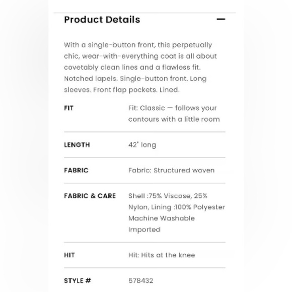 Loft Houndstooth Long Wool Blend Coat - Black & White - Picture 9 of 10